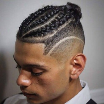 20 Debonair Braided Hairstyles for All the Bros ... (400 x 400 Pixel)