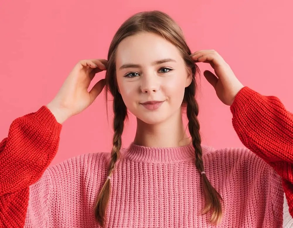 30 Prettiest Two Braids Hairstyles You'll Obsess Over for 2024
