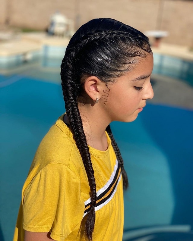 30 Prettiest Two Braids Hairstyles You'll Obsess Over for 2024