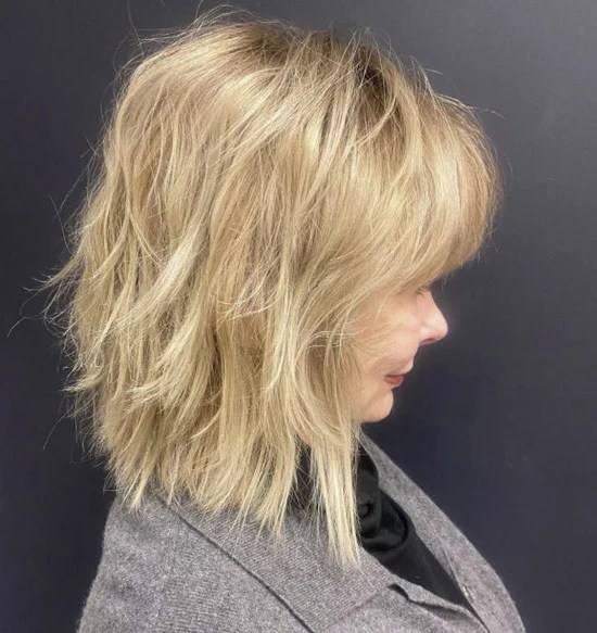 19 Medium Shaggy Hairstyles for Over 60 And Ways to Style Them
