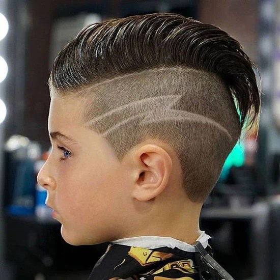 28 Flashy Lightning Bolt Haircut Designs That Are Trending Right Now