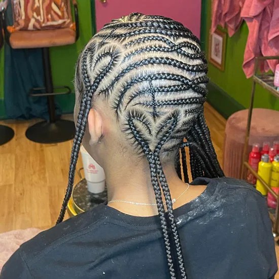 Lemonade Braids with Heart 20 Looks To Replicate With This Braided