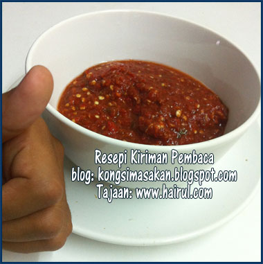 Sambal ini tak perlu tumis ya. Resepi Sambal Belacan Paling Best Chef Hairul Hissam