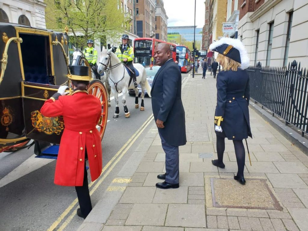 Le premier ambassadeur d'Haïti au RoyaumeUni, Euvrard Saint Amand, a