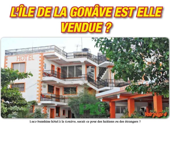 L’ile de la Gonâve est elle vendue ? Haiti Liberte