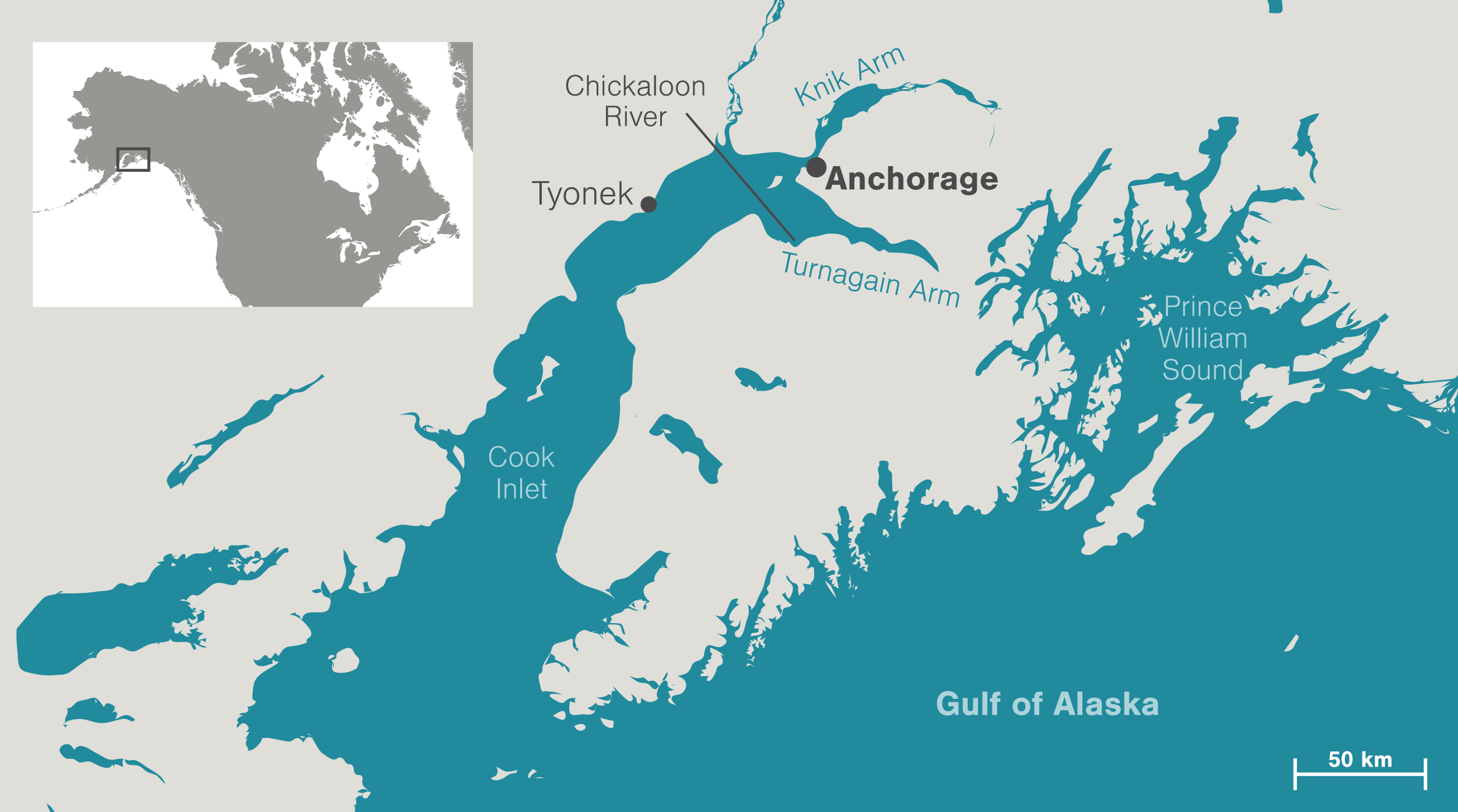 Beluga Lake Alaska Map The Baffling Case of the Belugas that Won’t Bounce Back Hakai Magazine