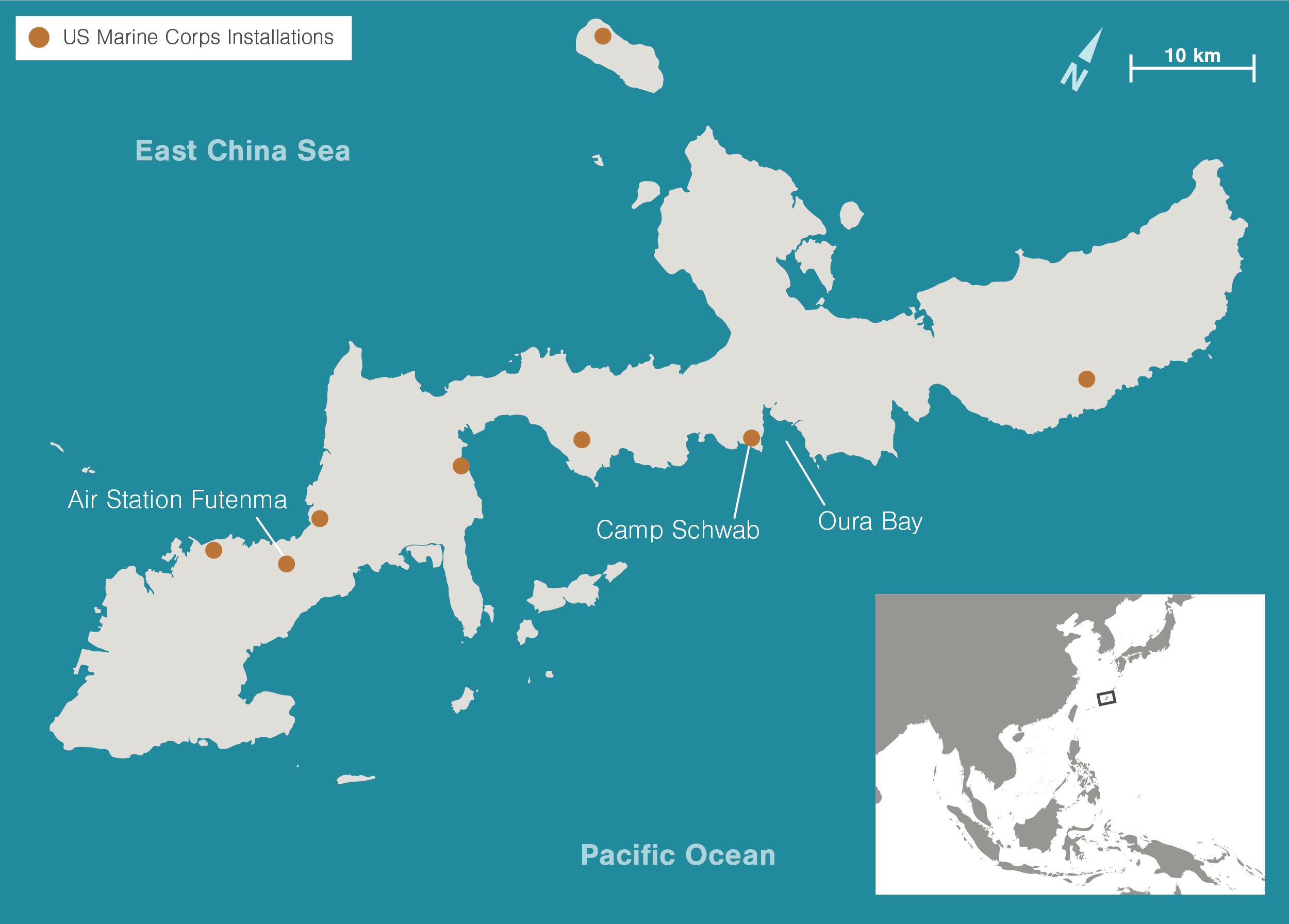 Camp Schwab Marine Corps Base in Okinawa, Japan Military Bases