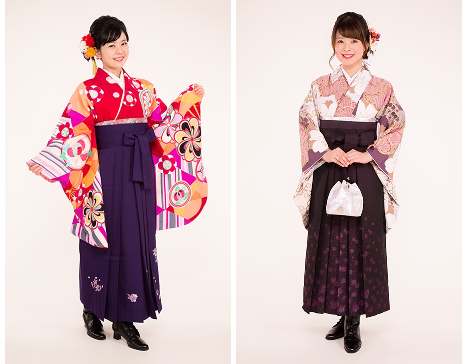 袴姿の足元は…。草履にする？ブーツにする？ 卒業はかまレンタル