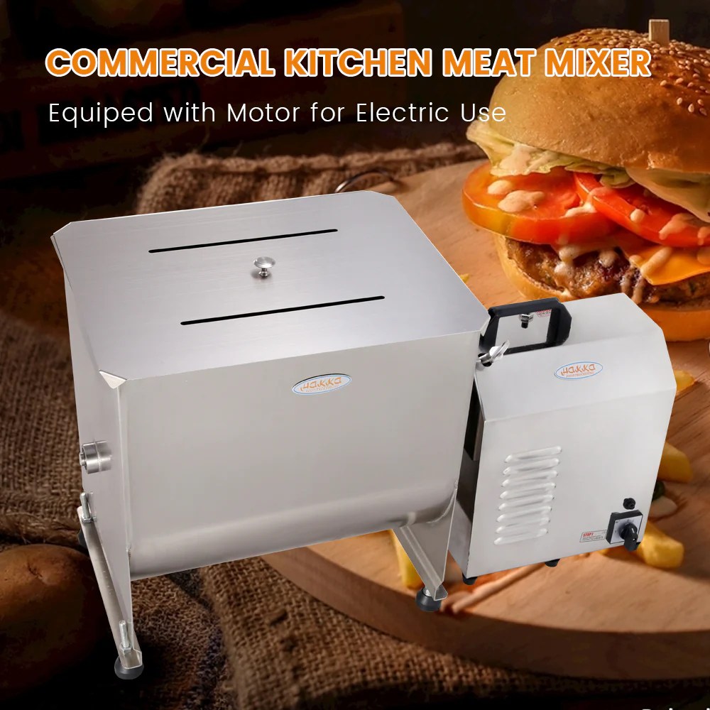 Hakka 80Pound/40Liter capacity Tank Stainless Steel Electric Meat Mi