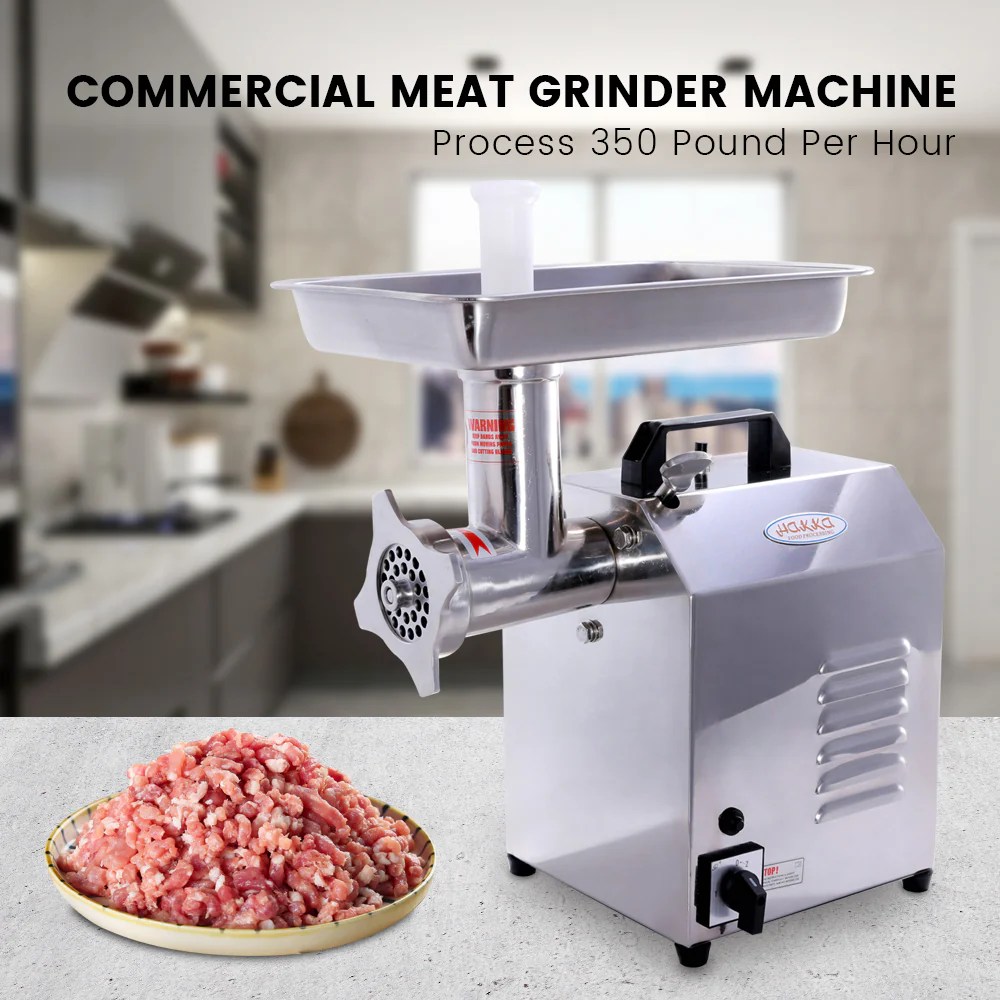Hakka Meat Mincer Commercial Stainless Steel Electric Meat Grinder (TC