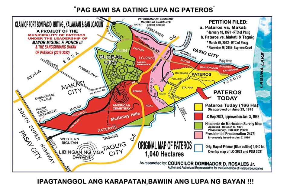Small Town, Big Dreams Pateros and its ‘historical’ territory UP sa