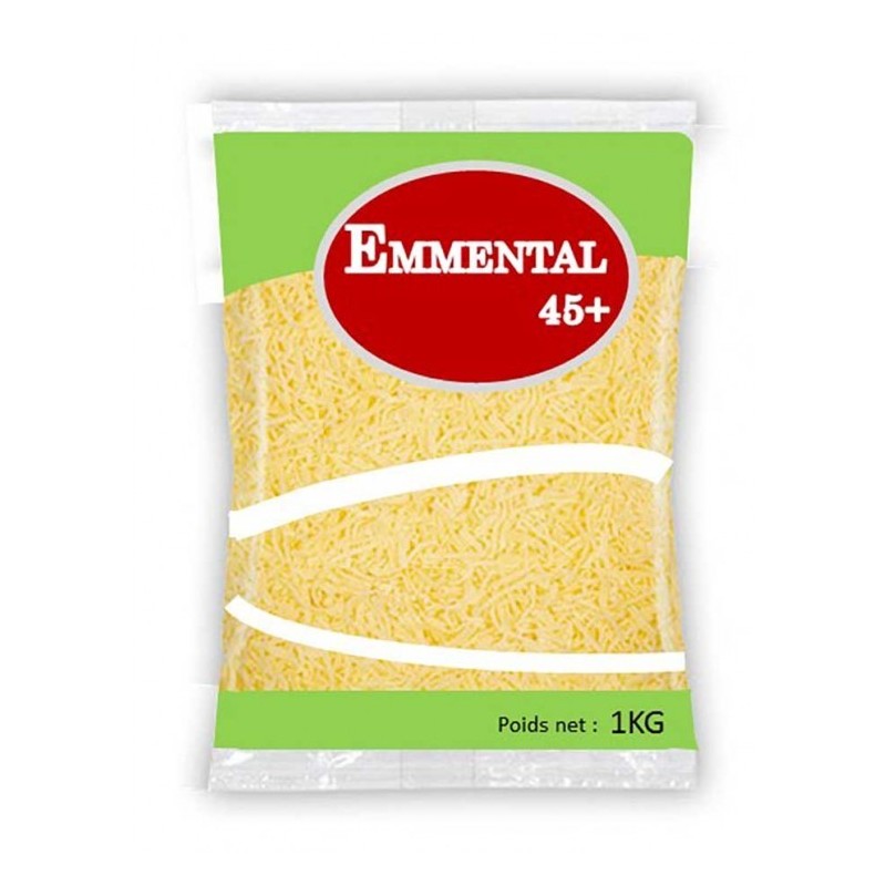 Emmental râpé / halal food service / fromage halal