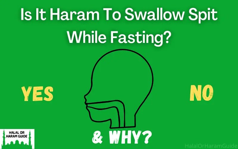 Is It Haram To Swallow Spit While Fasting? (Saliva)