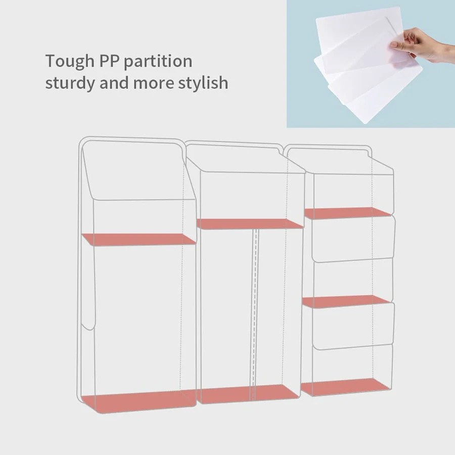 Sunveno Pink Baby Bedside Crib Organizer Best price at Halamama