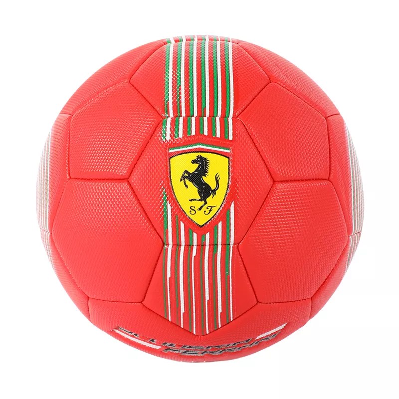 Ferrari Machine Sewing Soccer Ball Size 5 (Red)