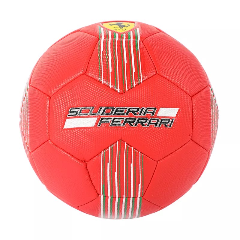 Ferrari Machine Sewing Soccer Ball Size 5 (Red)