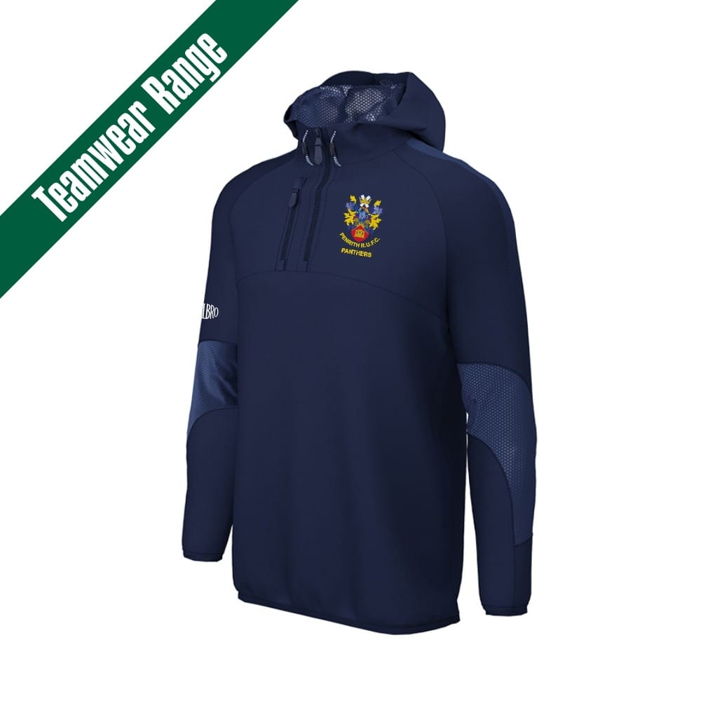 Penrith Panthers Cratus 1/4 Zip Hooded Jacket Halbro Sportswear Limited