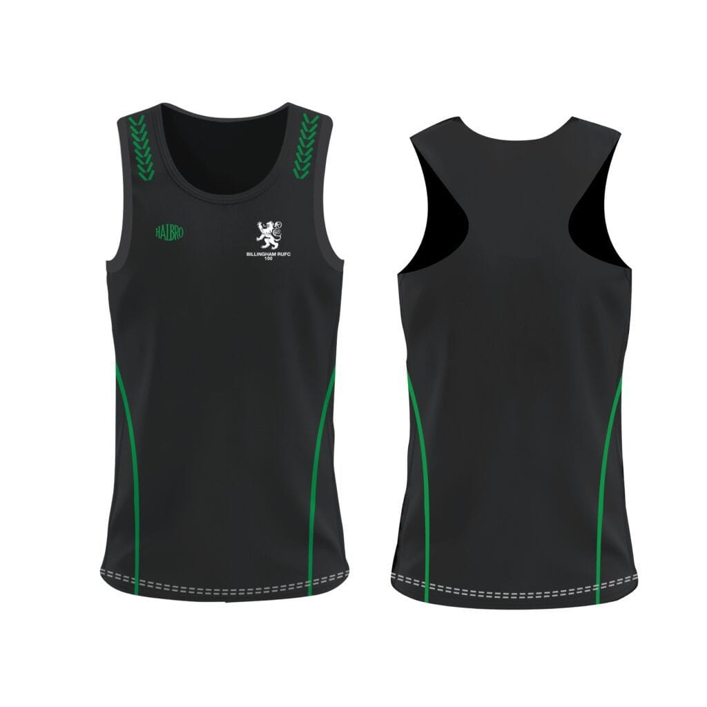 Billingham RUFC Centenary Juniors Infinity Style Vest Halbro