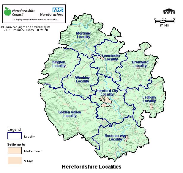 Maps Herefordshire Association of Local Councils