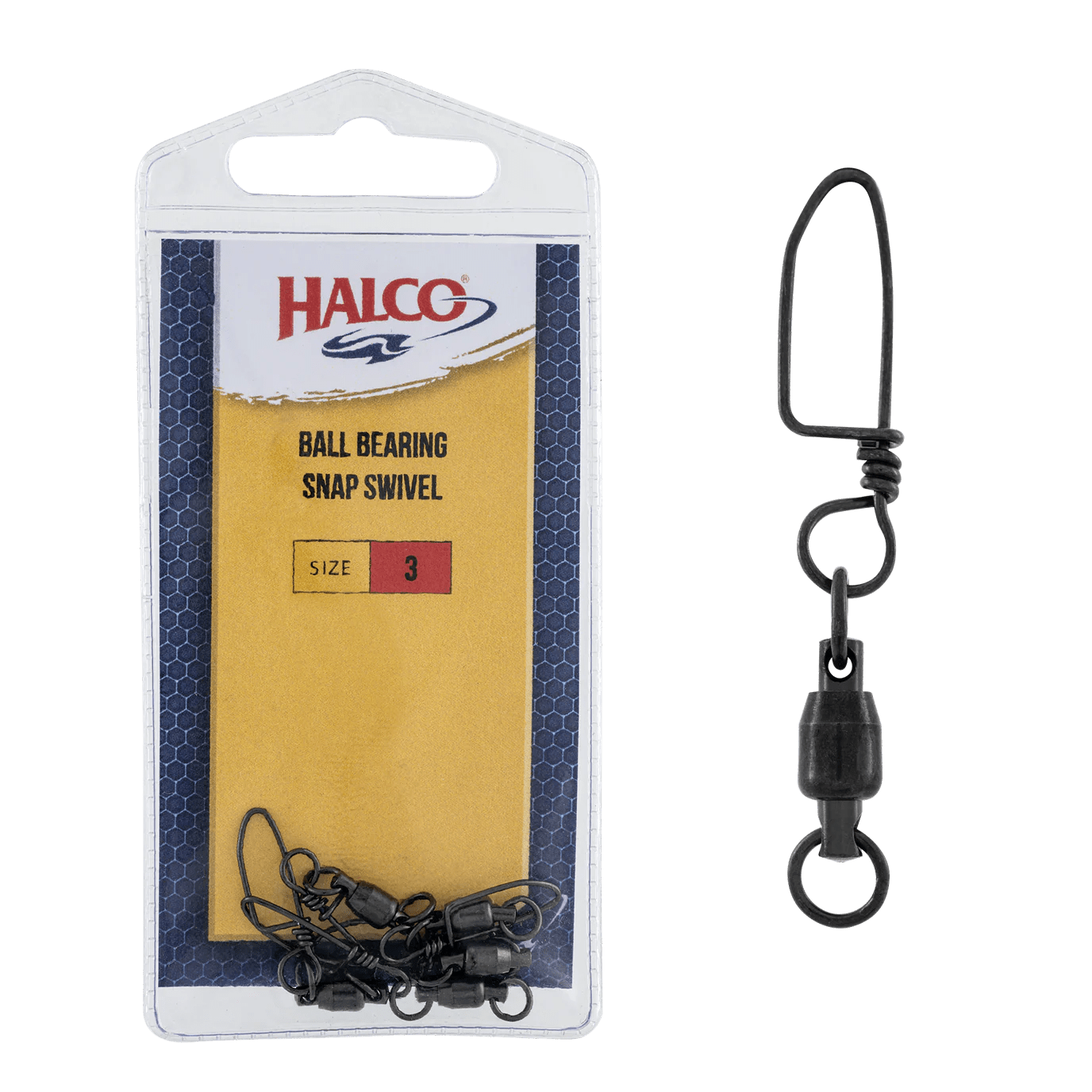 Ball Bearing Swivel with Coastlock Snap Halco Lures