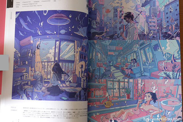 ILLUSTRATION 2022 Japanese Art Book Review Halcyon Realms Art Book