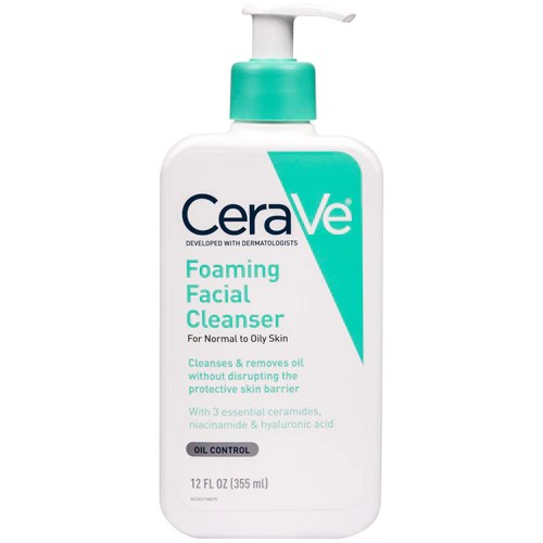 CeraVe Foaming Facial Cleanser Normal to Oily Skin Hale Center