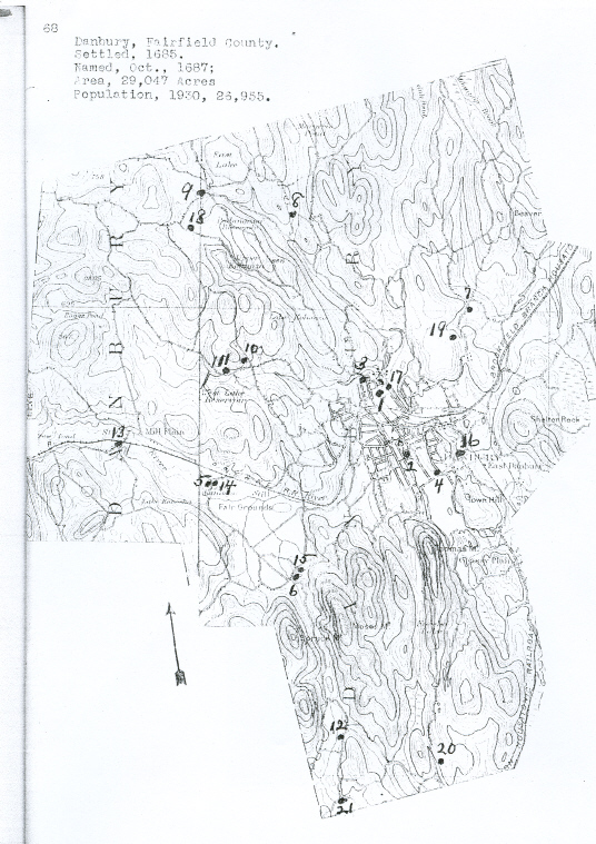 Danbury, Fairfield County, Connecticut, Cemeteries, Cemetery Records
