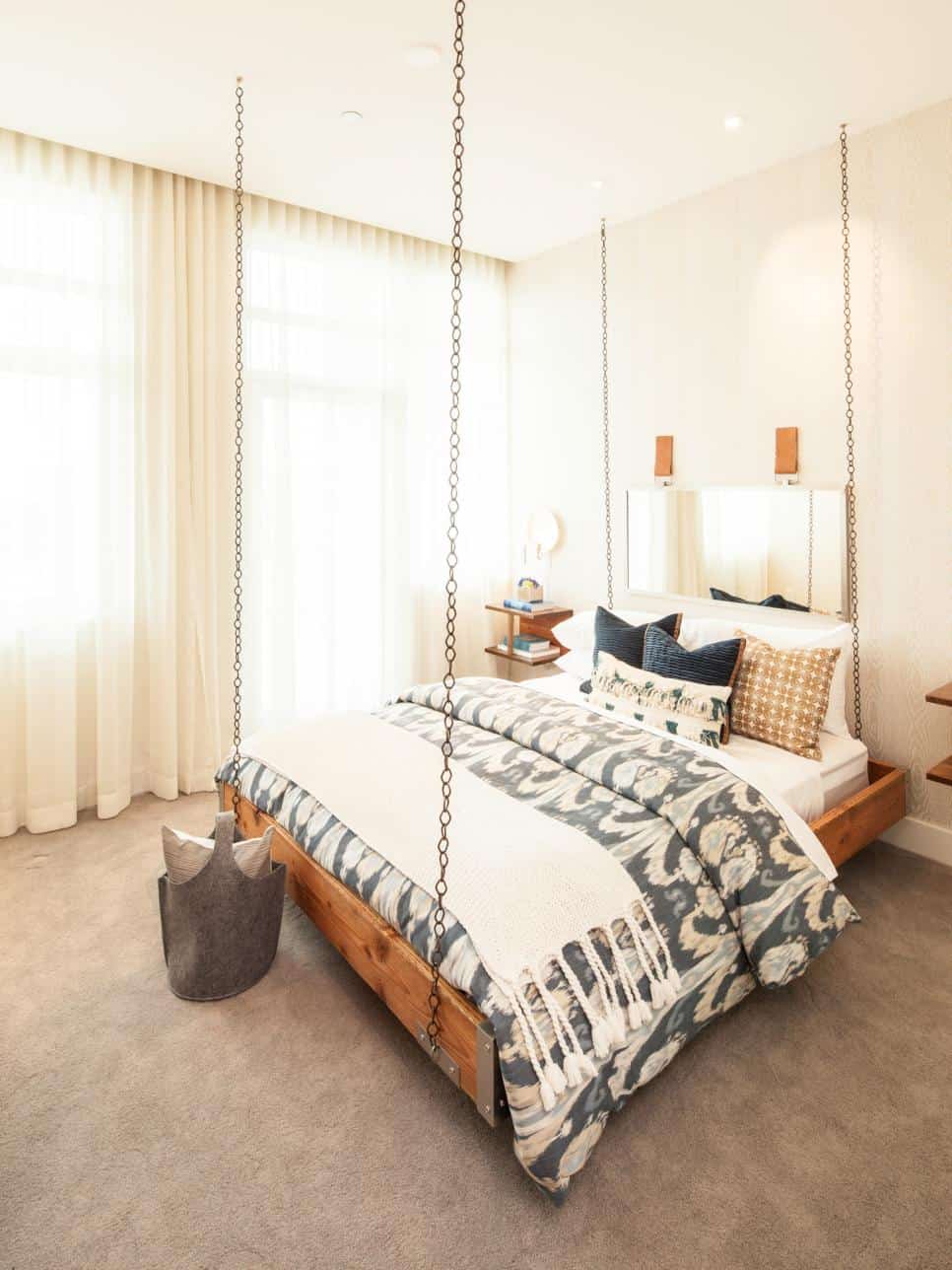 30 DIY Floating Bed Frame Ideas for Stylish and Big Bedroom