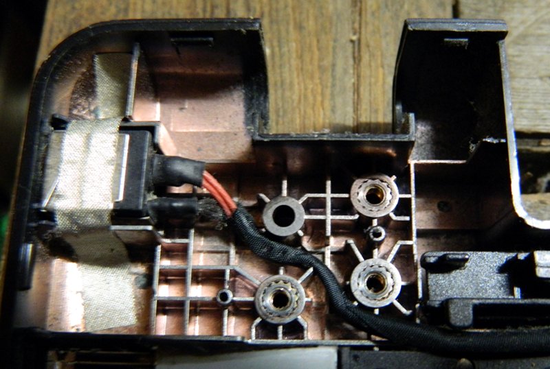 Repair busted laptop hinge mounting point