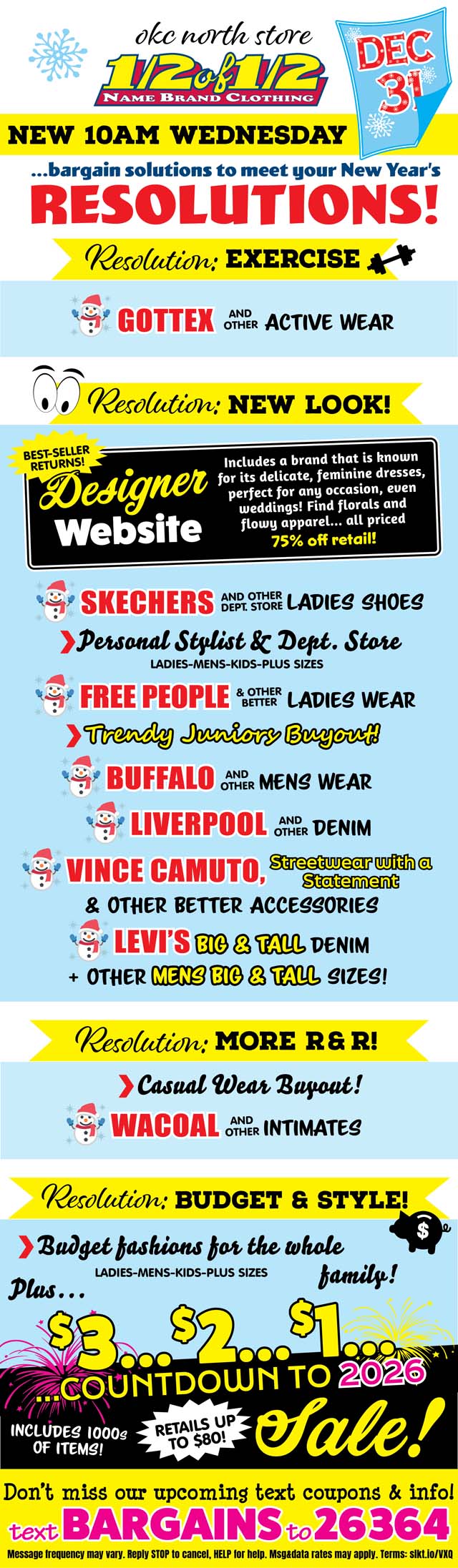 OKC, OK North Side ½ of ½ Name Brand Clothing