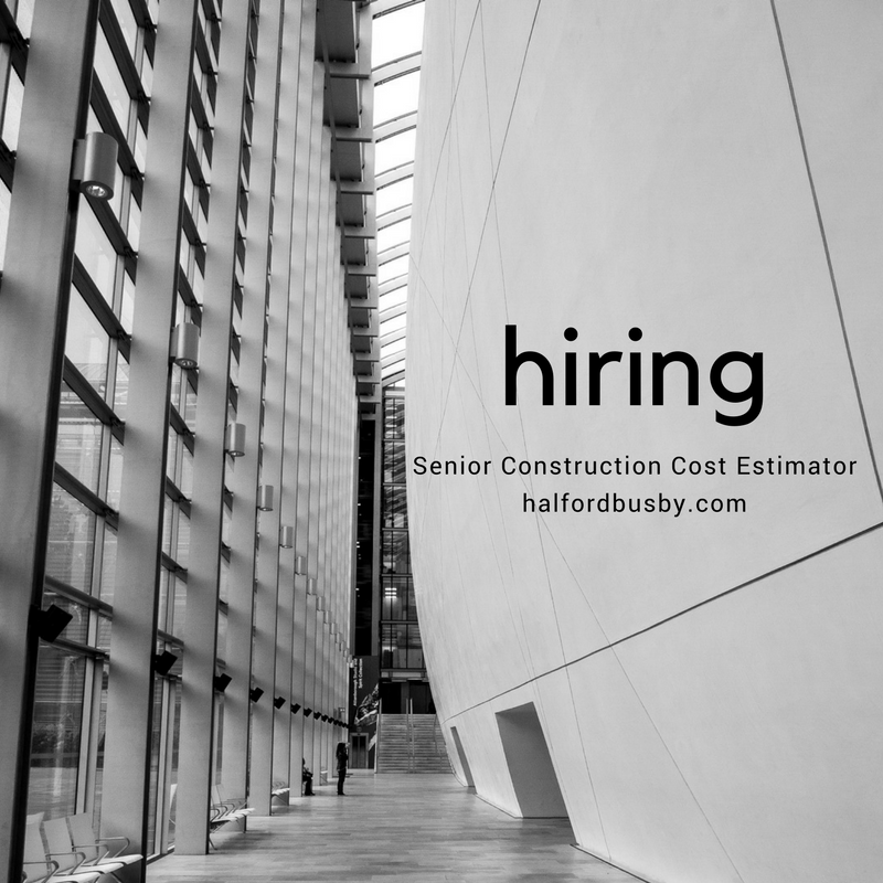 Cost Estimator & Construction Management Careers at Halford Busby