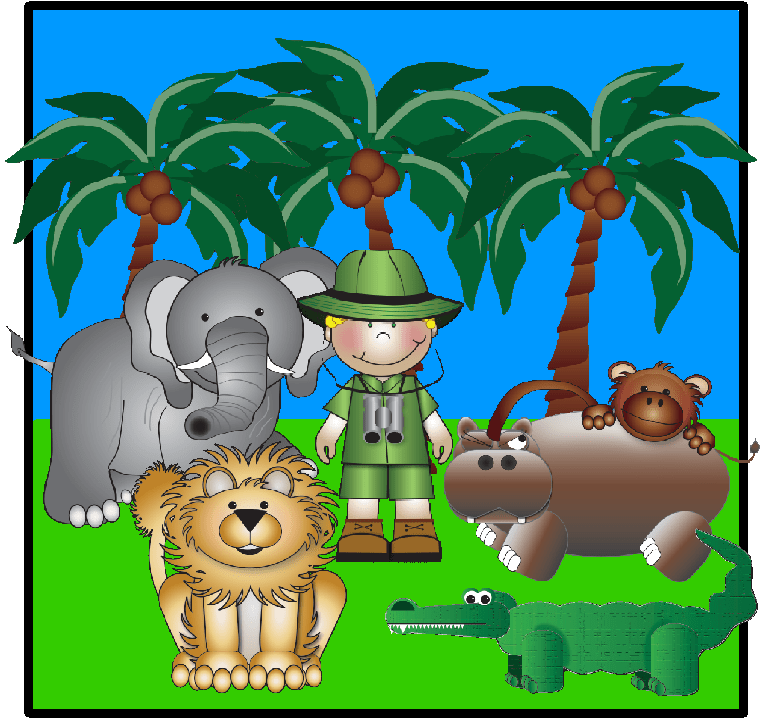 Jungle Safari HalfPint Readers Set 4 Half Pint Kids Decodable Books