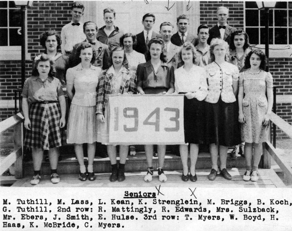 1943 Eldred Graduation » Halfway Brook