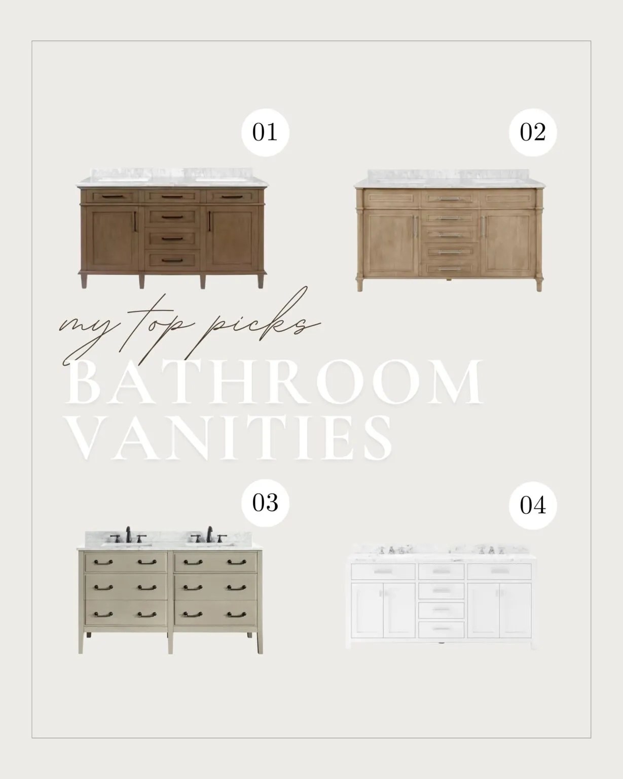 Stylish and Affordable Top Bathroom Vanities Under 1500 for Your