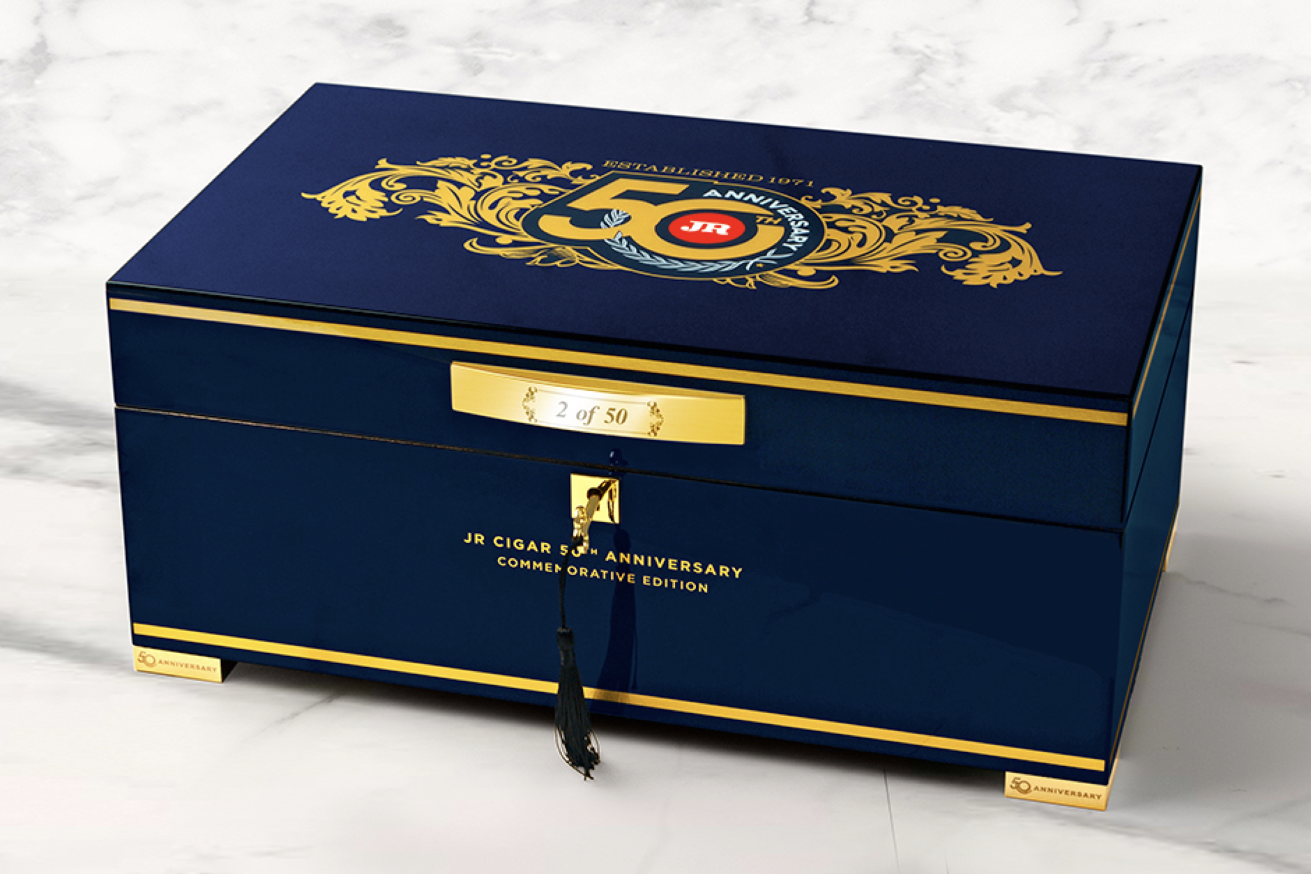 JR Cigar 50th Anniversary Humidor Goes on Sale July 29 halfwheel