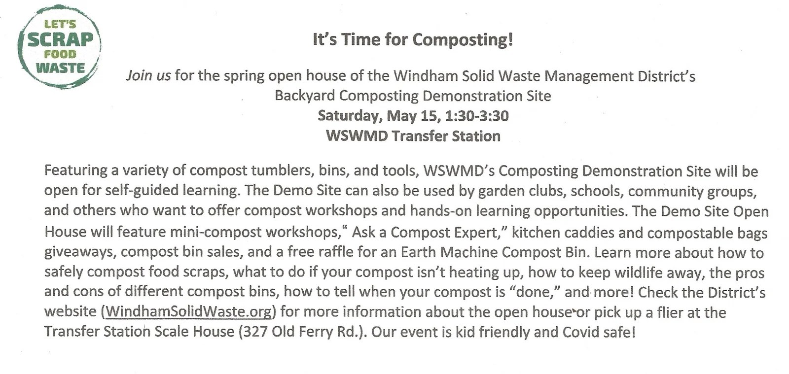 Composting Demo 2021 Halifax, Vermont Halifax, Vermont Halifax