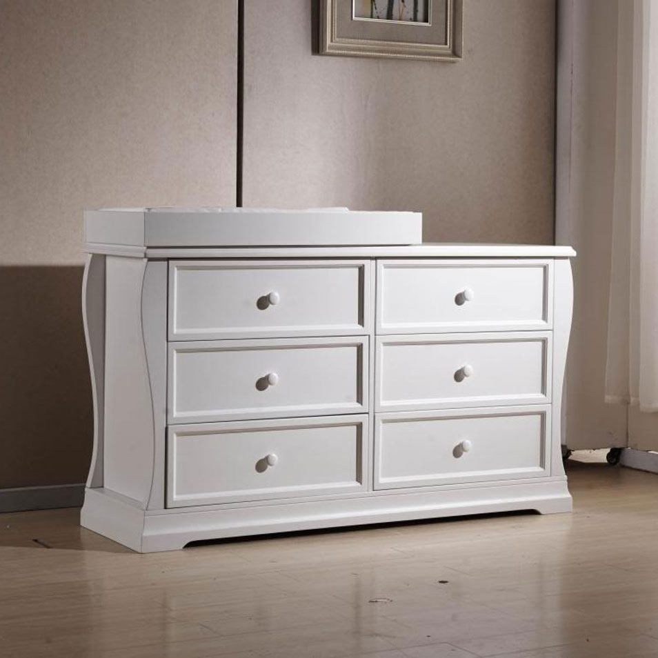 Shop Addyson Baby Change Table with 6 Chest of Drawers LM003T Online