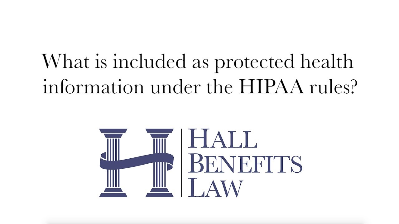 WhatisincludedasprotectedhealthinformationundertheHIPAArules