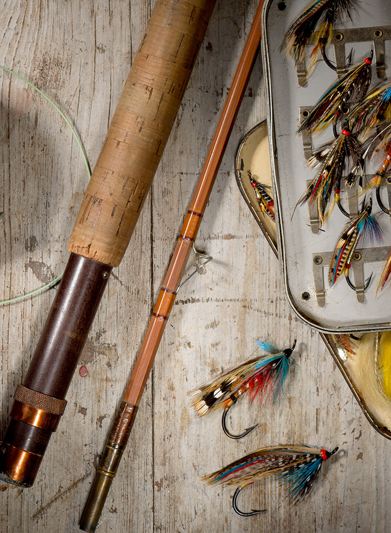 Salmon fly fishing equipment Hall and Hall