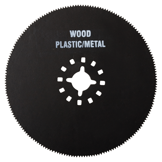 MULTITOOL BLADE MOON SHAPE FOR WOOD PLASTIC AND SOFT METALS