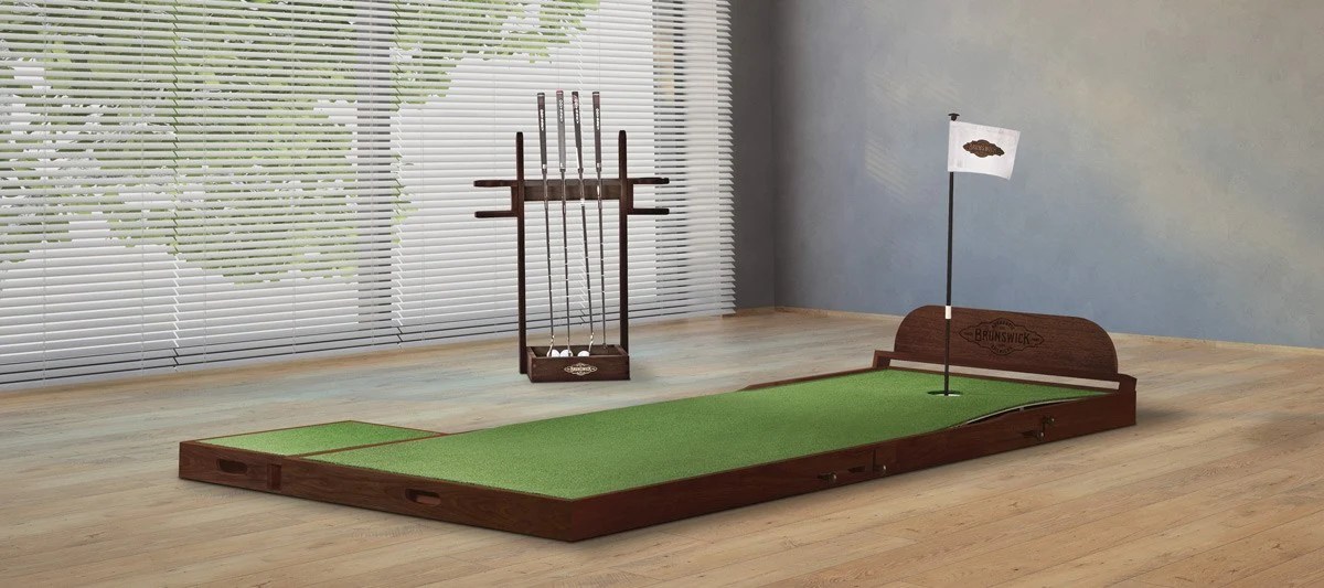 Game Room Upgrade The Brunswick Indoor Putting Green