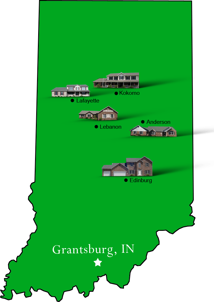 Grantsburg_map Hallmark Homes Indiana's Leading "On Your Lot