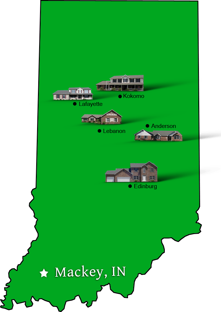 Mackey_map Hallmark Homes Indiana's Leading "On Your Lot" Custom