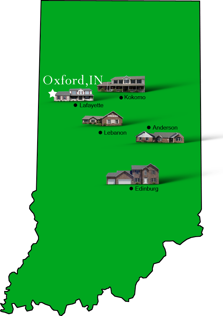 Oxford_map Hallmark Homes Indiana's Leading "On Your Lot" Custom