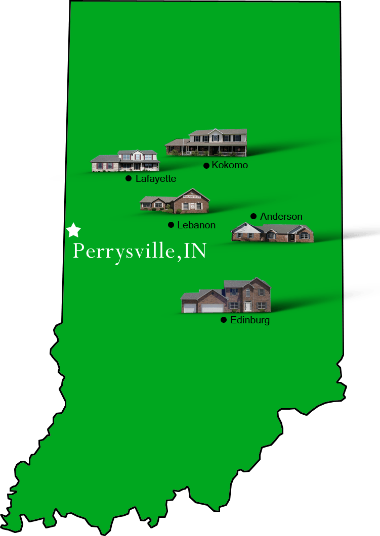 Perrysville_map Hallmark Homes Indiana's Leading "On Your Lot