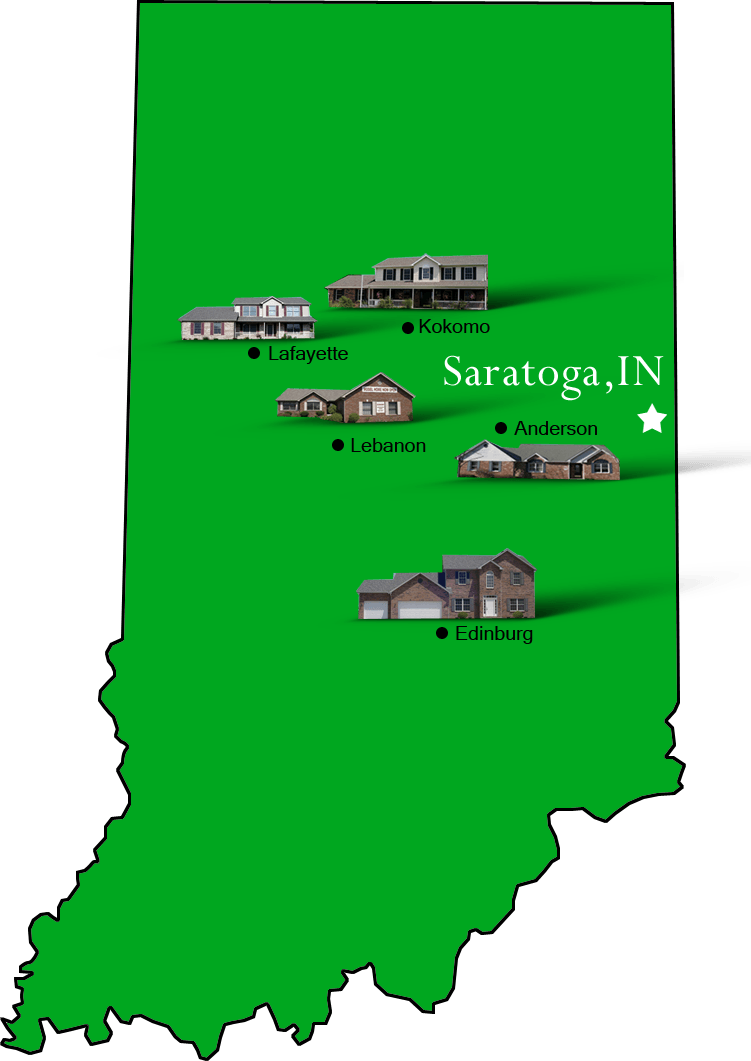 Saratoga_map Hallmark Homes Indiana's Leading "On Your Lot" Custom