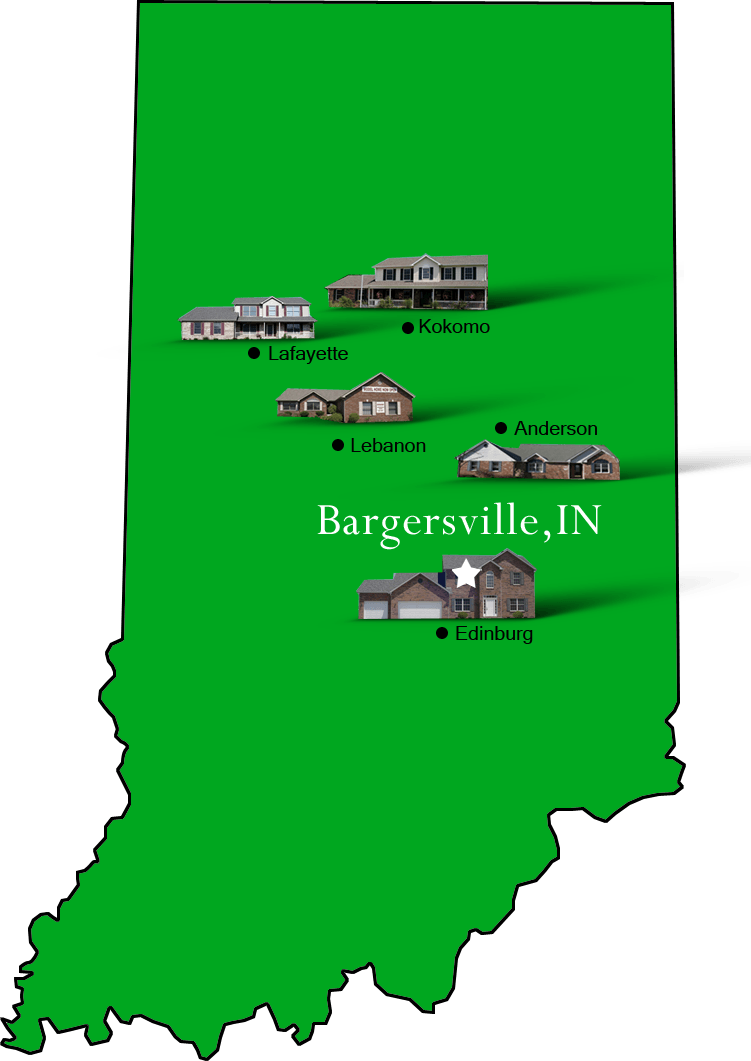 Bargersville_map Hallmark Homes Indiana's Leading "On Your Lot