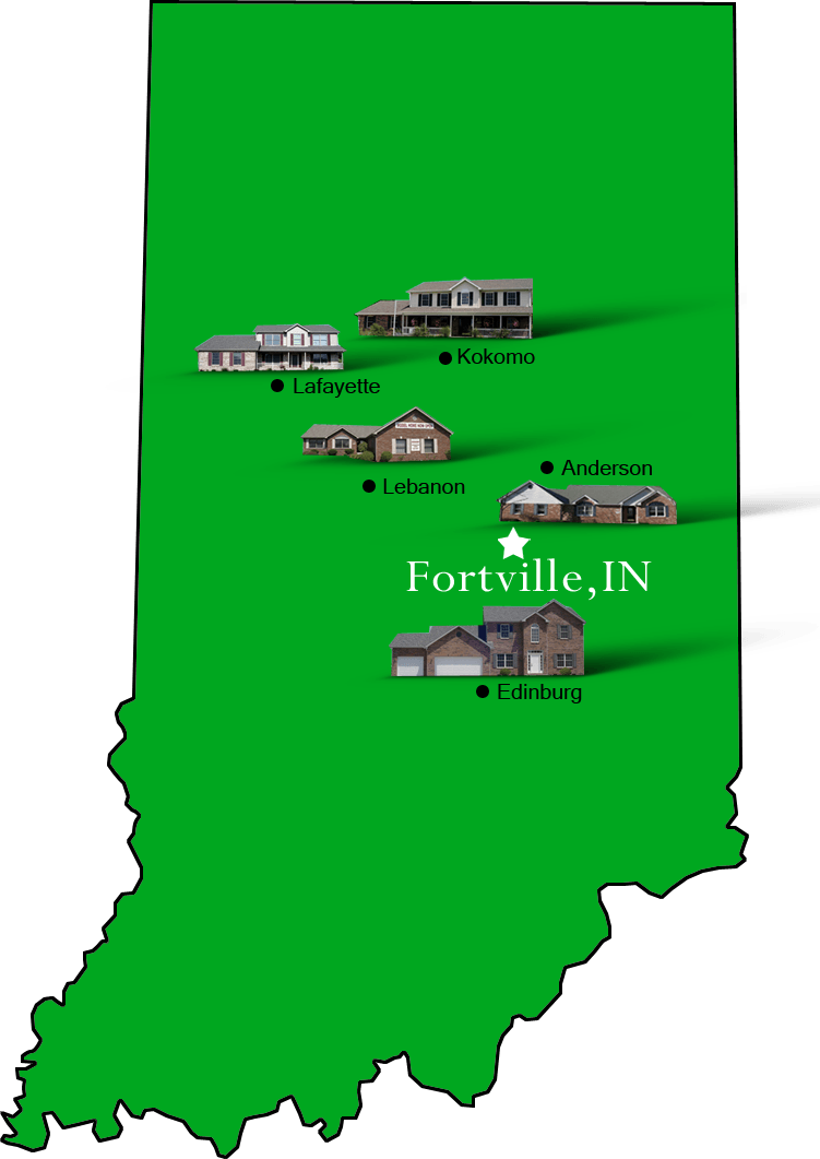 Fortville_map Hallmark Homes Indiana's Leading "On Your Lot" Custom