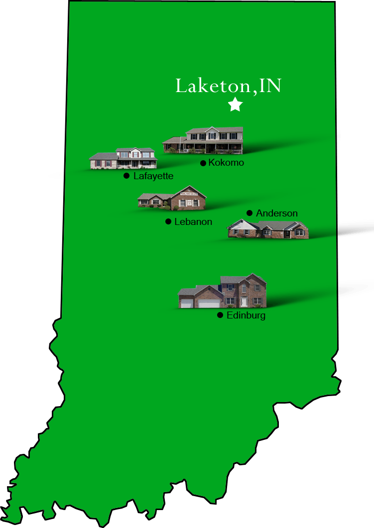Laketon_map Hallmark Homes Indiana's Leading "On Your Lot" Custom