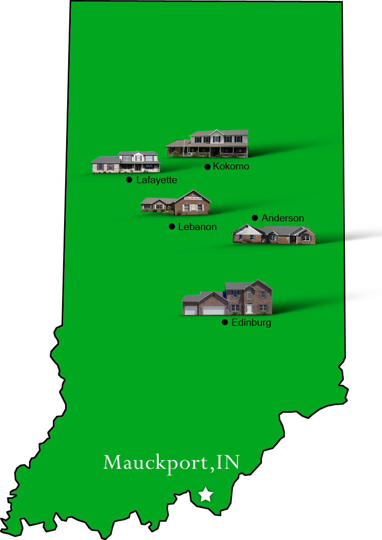 Mauckport_map Hallmark Homes Indiana's Leading "On Your Lot" Custom